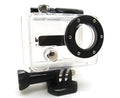 GoPro Hero 2 waterproof housing case with flat glass lens, depth rating 30 metres