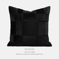 Square chenille woven sofa cushion pillow in beige, measuring 50 by 50 centimetres.