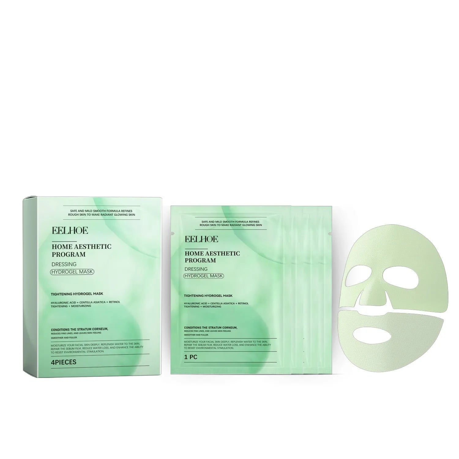 Retinol hydrating sheet face mask with hyaluronic acid and Centella asiatica extract.