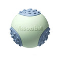 Green and pink 64mm rolling ball dog toys for interactive pet play
