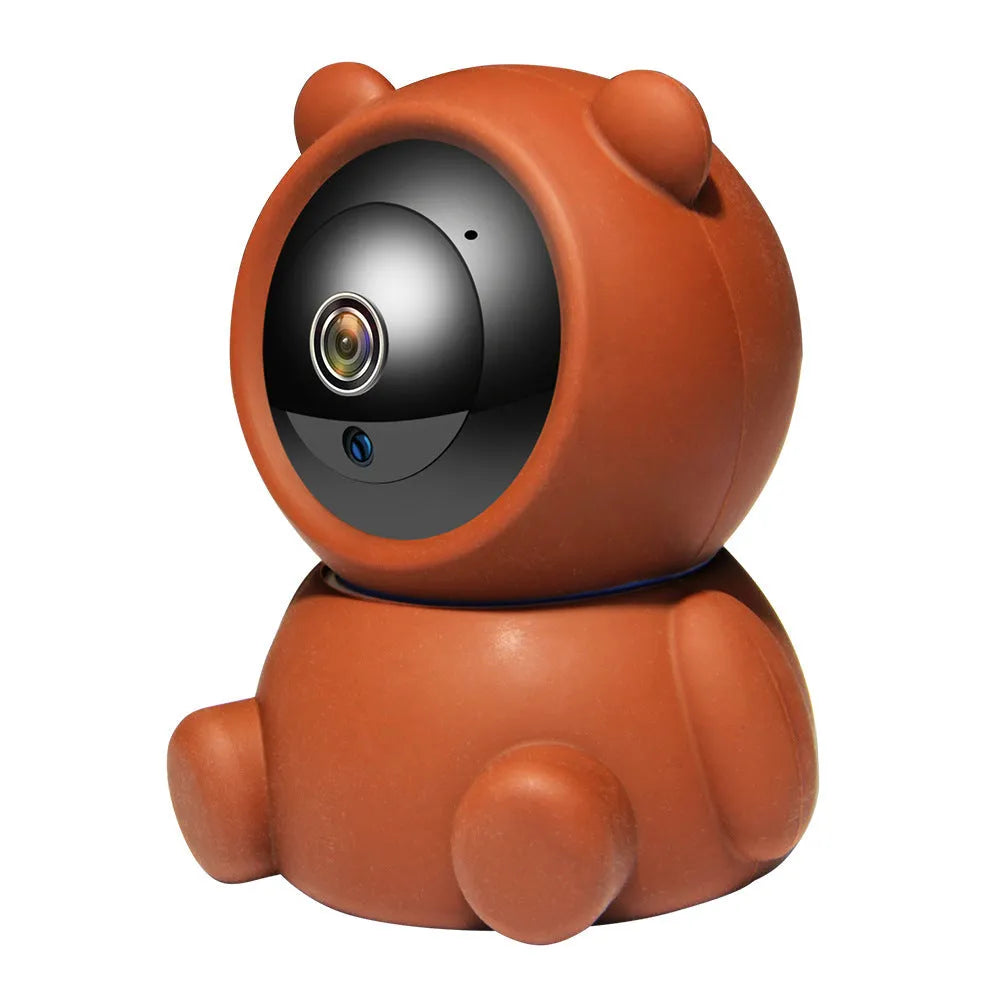Bear 1080P WiFi security camera with auto-tracking and infrared night vision for home monitoring