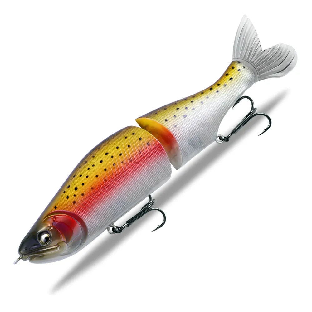 185mm hard plastic fishing swim bait lure for bass fishing in one of fifteen colour options