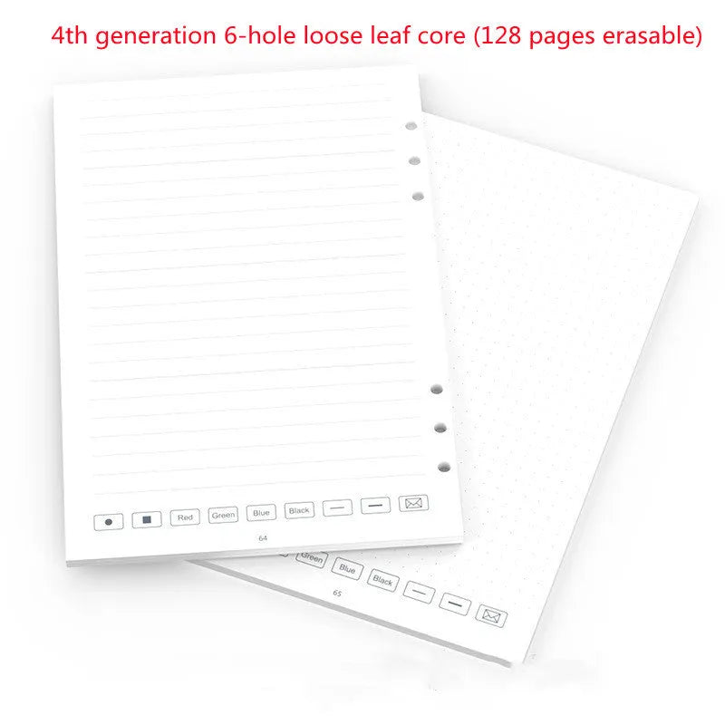 64-page loose leaf notebook refill paper with Zodiac Forest Paper and writing instrument refills