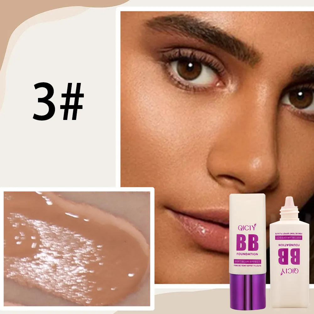 Feeding bottle style BB cream liquid foundation concealer in ten different shade colours.