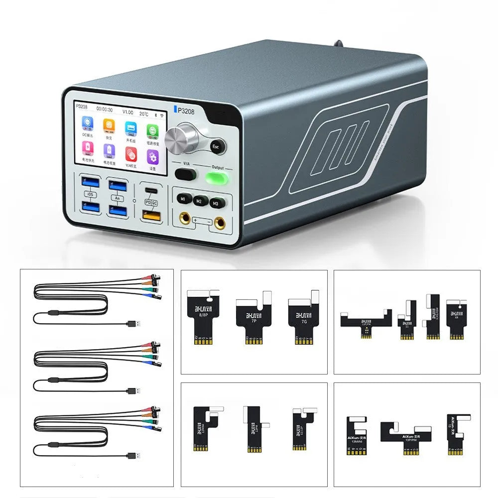 320W intelligent regulated power supply meter with 3-inch display and connection cables