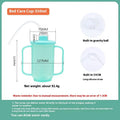 Oblique mouth anti-choke drinking cup with handle and optional wrist splint for elderly and pregnant women
