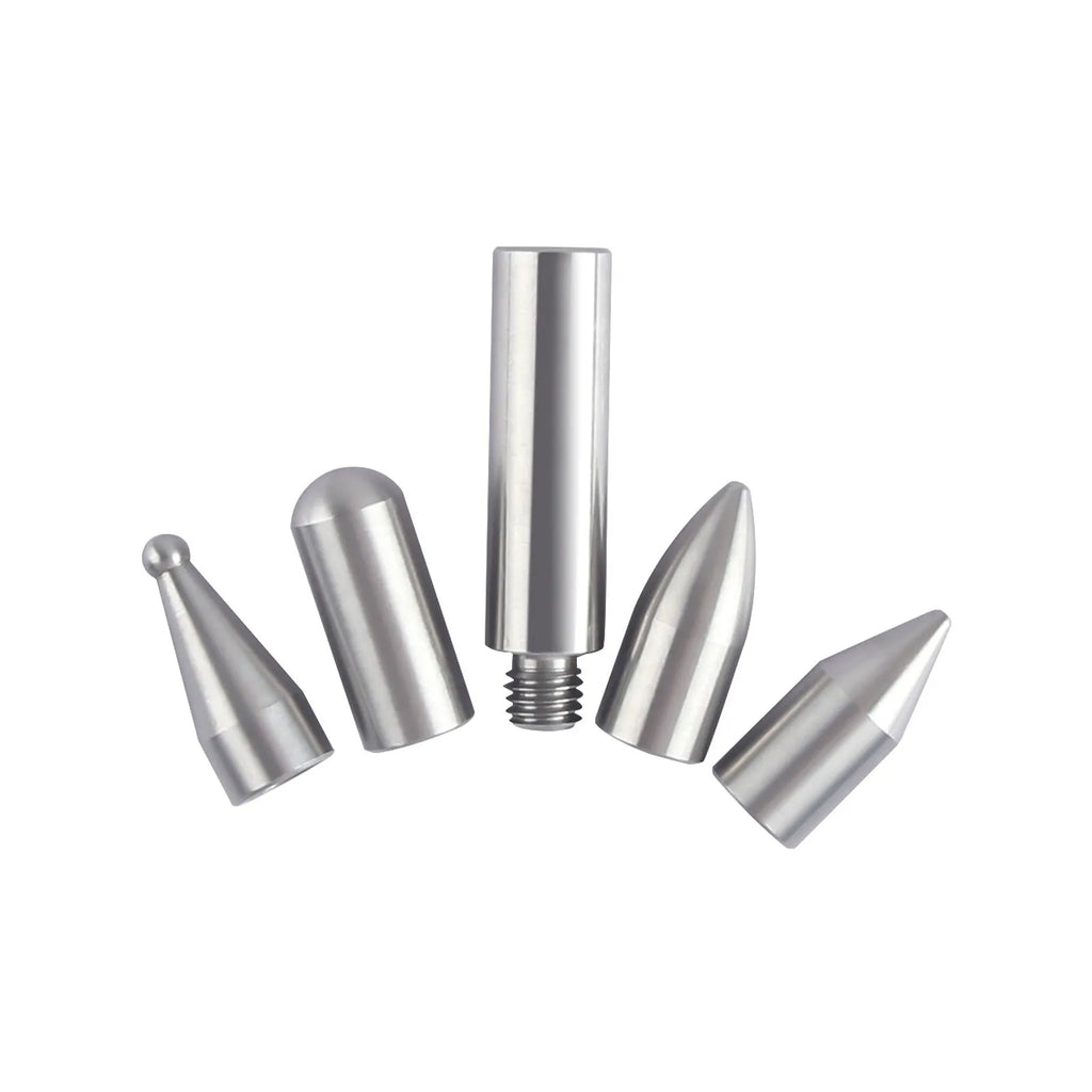 Three alloy steel hook crowbars for car dent repair in a professional tool set