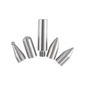 Three alloy steel hook crowbars for car dent repair in a professional tool set