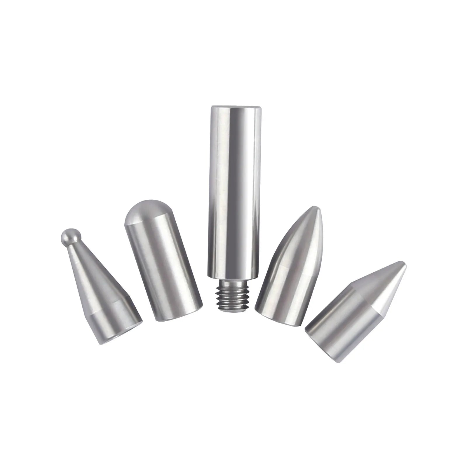 Three alloy steel hook crowbars for car dent repair in a professional tool set
