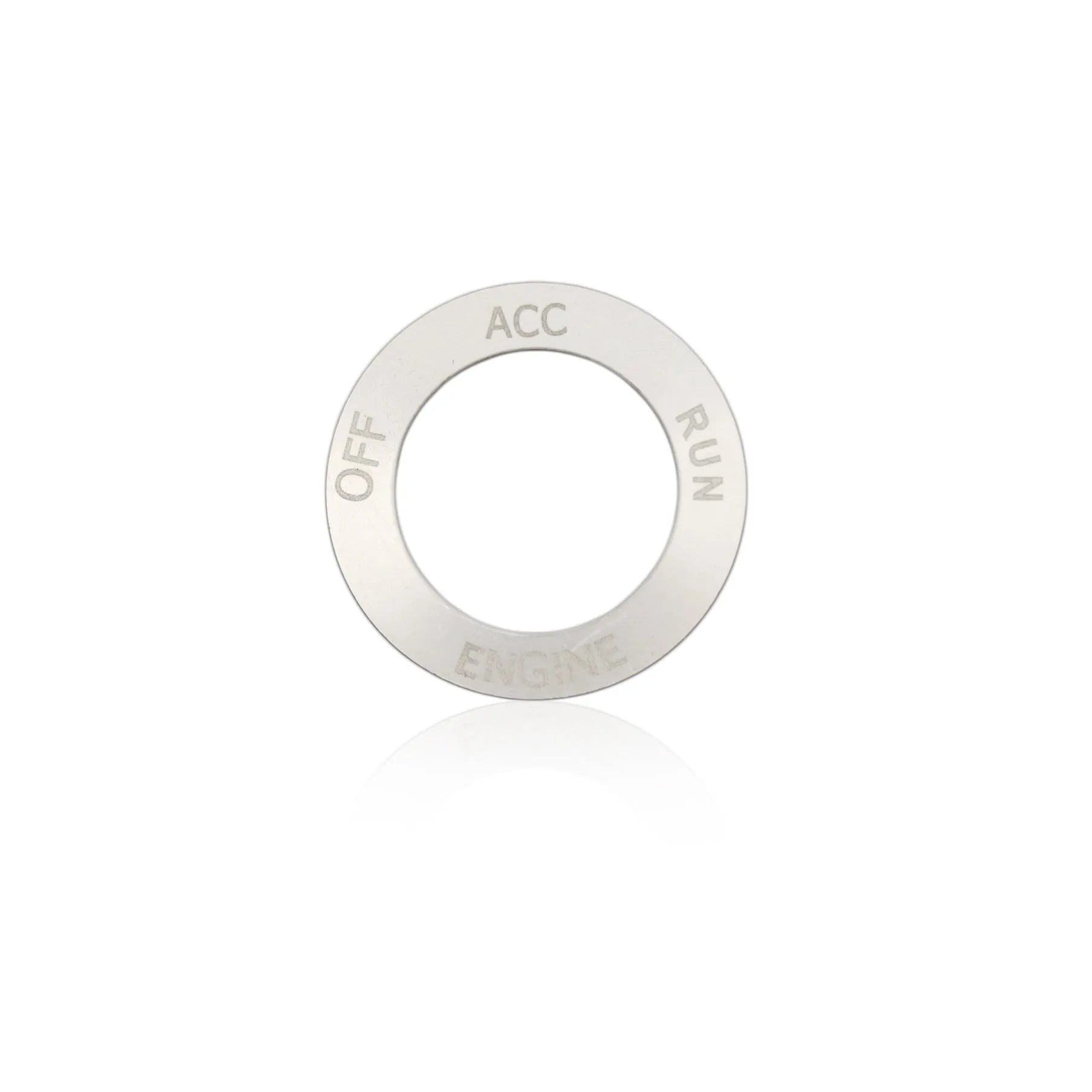 Aluminium alloy decorative ring for Dodge Grand Cherokee Challenger air conditioning knob.