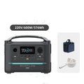 Rui Pro 720Wh portable lithium power station with multiple output ports on a grey case.