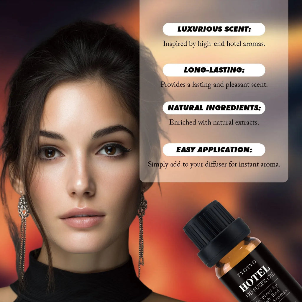 10ml bottle of natural plant fragrance essential oil for aromatherapy and universal skin use