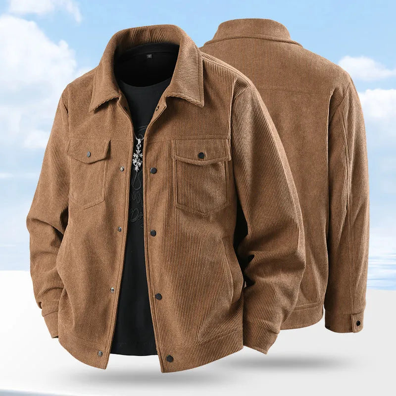 Men's slim fit black casual coat with ruffle detail, made from Lycra fabric