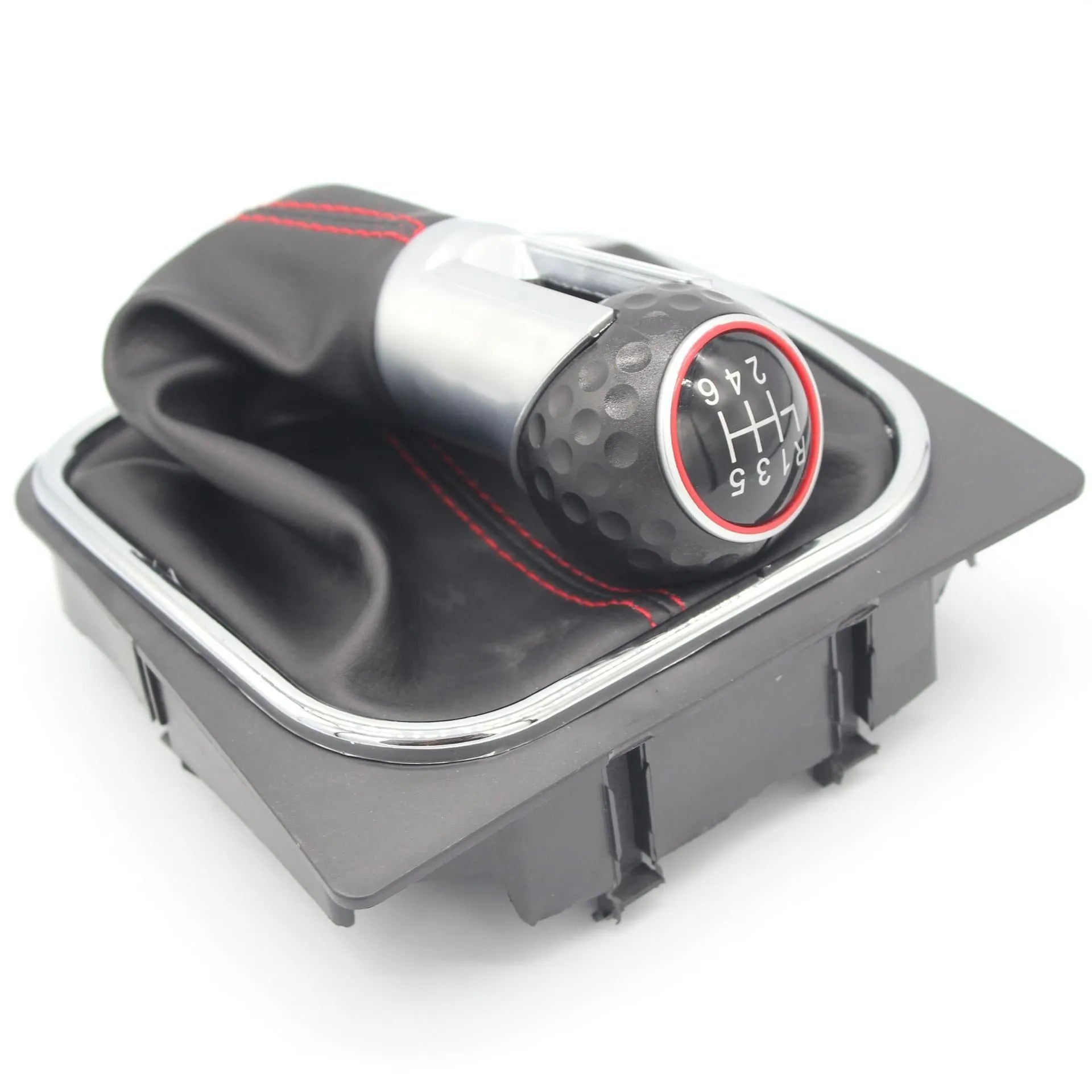 High-quality leather gear lever handball dust boot for Volkswagen Golf 5, 6, and 7 models