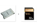 SD to PCMCIA adapter card with stainless steel housing for Mercedes-Benz navigation systems