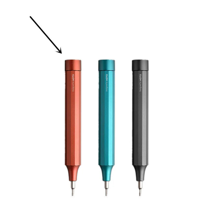 24-in-1 electronics repair screwdriver set with aluminium handle and magnetic bit storage