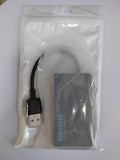 USB multi-computer extender switch with 20cm cable showing USB-A and USB-C interface options