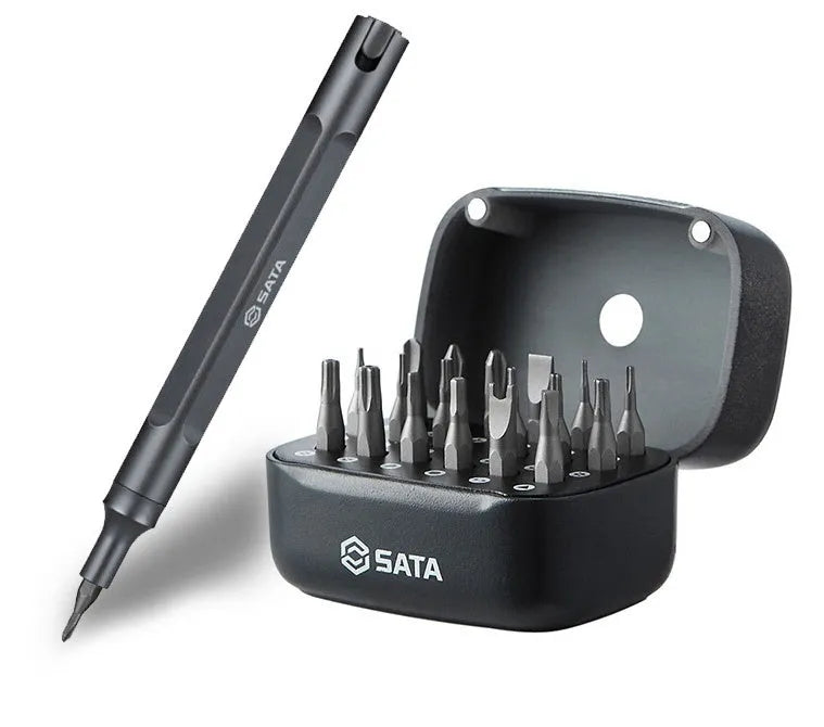 Black tool steel 24-piece multifunctional magnetic screw set for non-precision maintenance