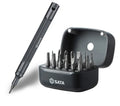 Black tool steel 24-piece multifunctional magnetic screw set for non-precision maintenance