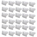 60 black PA66 plastic automotive nail clips for car trim panel fastening