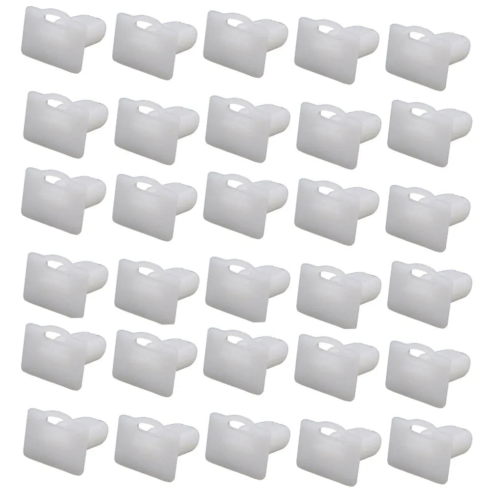 60 black PA66 plastic automotive nail clips for car trim panel fastening