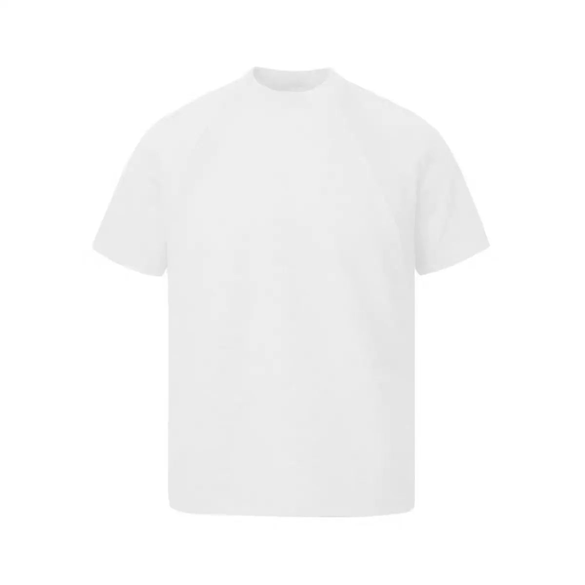 Black air layer stitching short sleeve top with loose fit on mannequin
