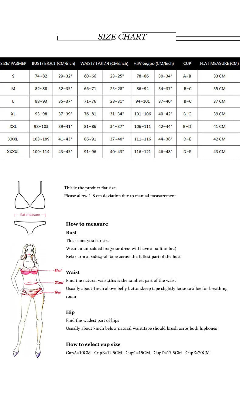 Three-piece backless push-up bikini set in creamy white colour with skirt component