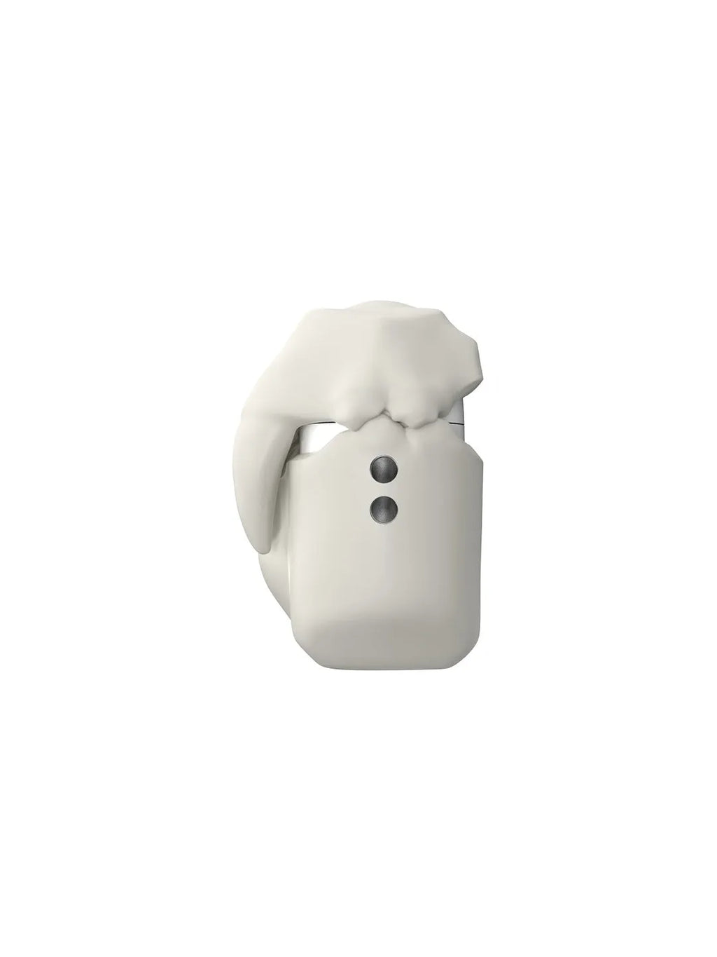 Silicone earphone case for AirPods Pro with keychain in fluorescent green colour