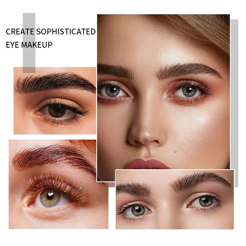 Natural Wild Eyebrow Liquid with shaping brush and eyebrow glue for brow definition