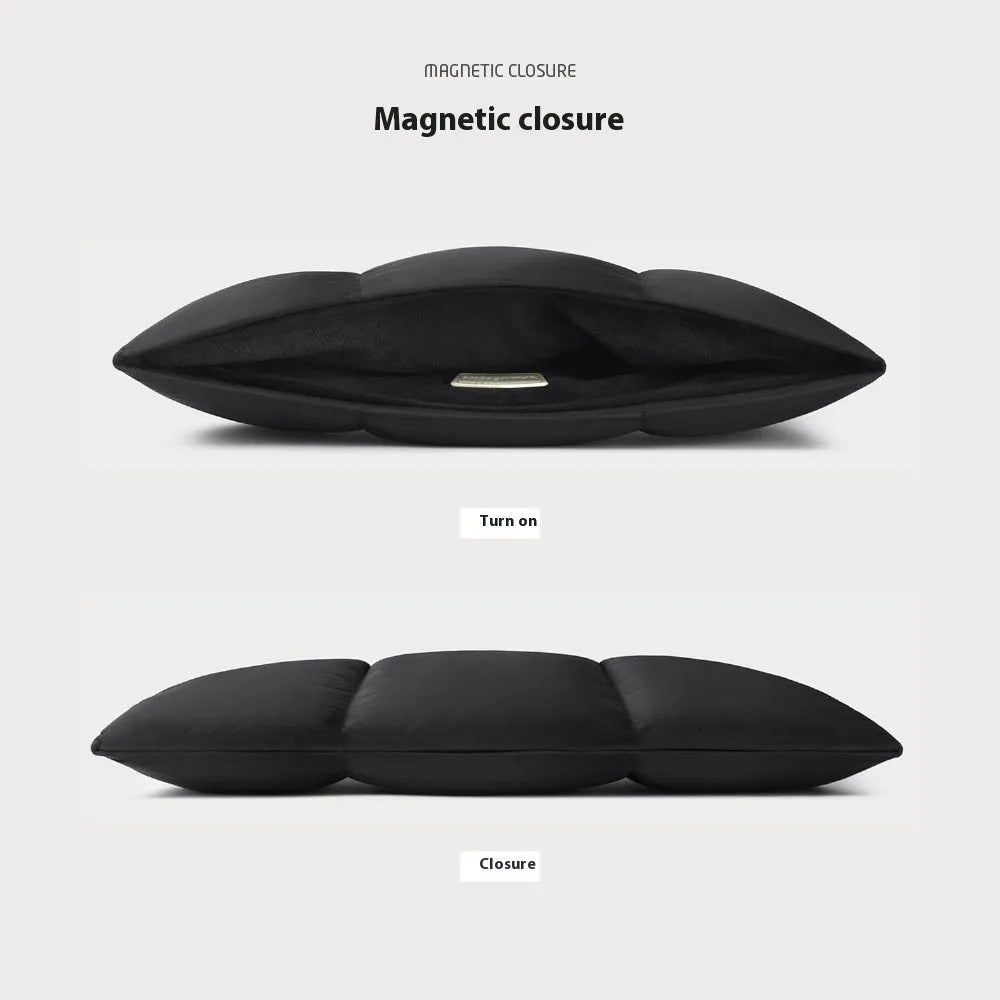 Soft fluffy polyester laptop sleeve in European retro style for 13-15.6 inch laptops