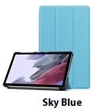LenovoTab P12 plastic protective case in a decorative pattern, folded to show the integrated magnetic stand.