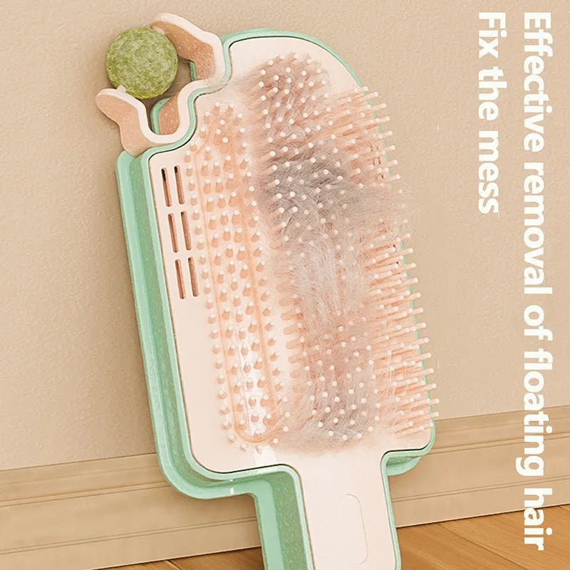 Ice cream cone shaped cat scratching post with textured surface for grooming and scratching