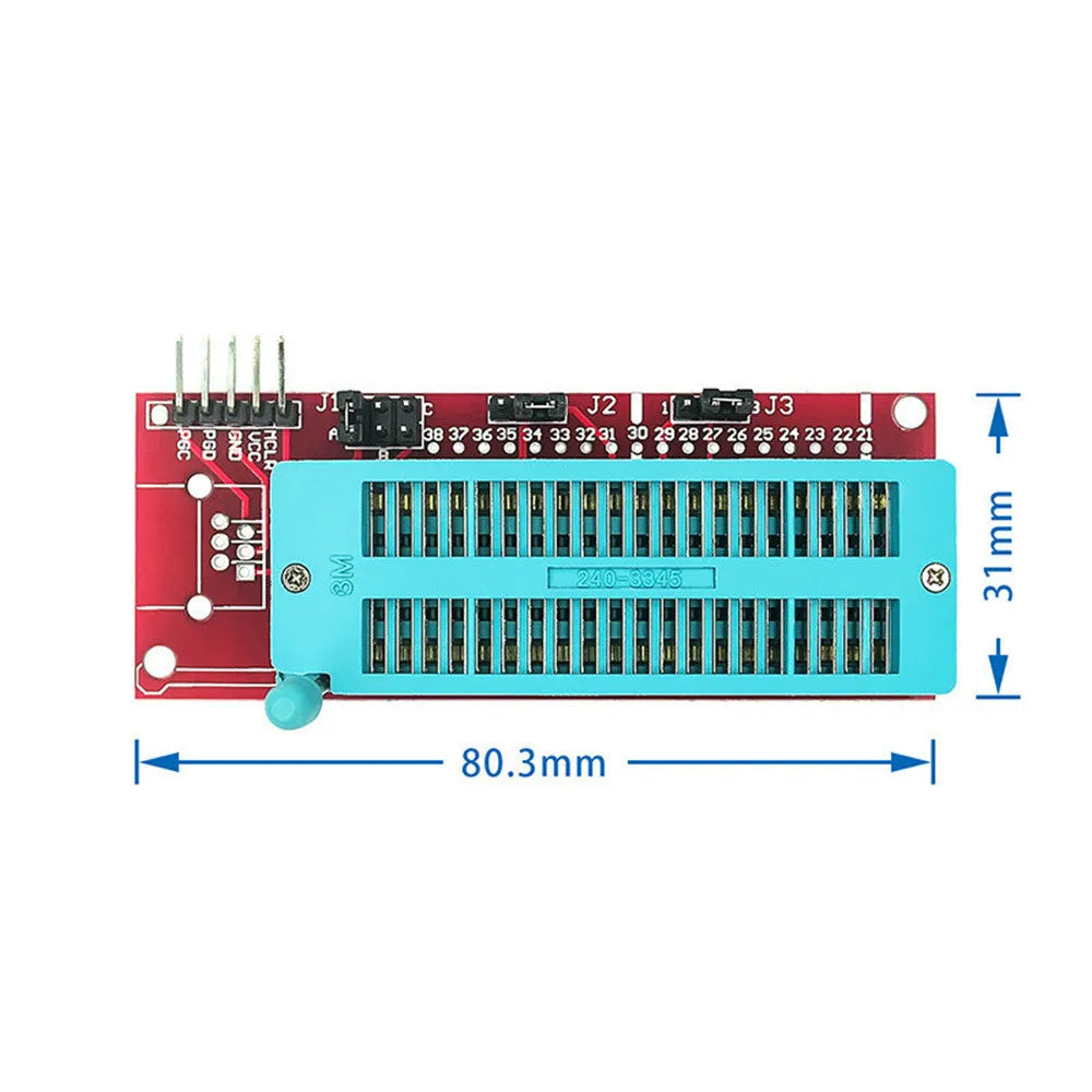 Offline simulation programmer burner for PIC microcontrollers with KIT3, KIT3.5, and ICD2 support