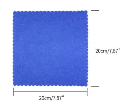 Automotive rust remover spray bottle and blue square sponge for car body corrosion treatment