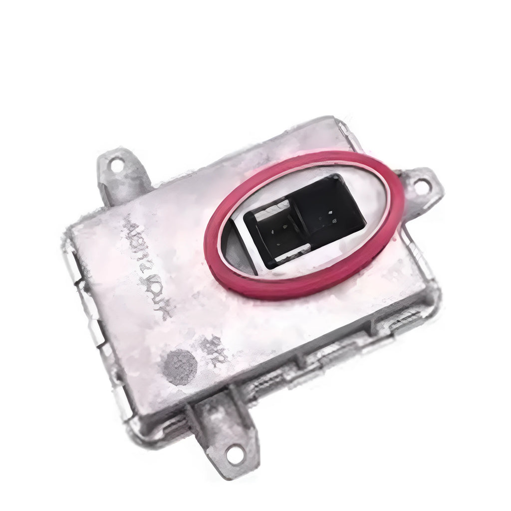 Metal headlight ballast stabiliser unit with 14x11x4.5 cm dimensions