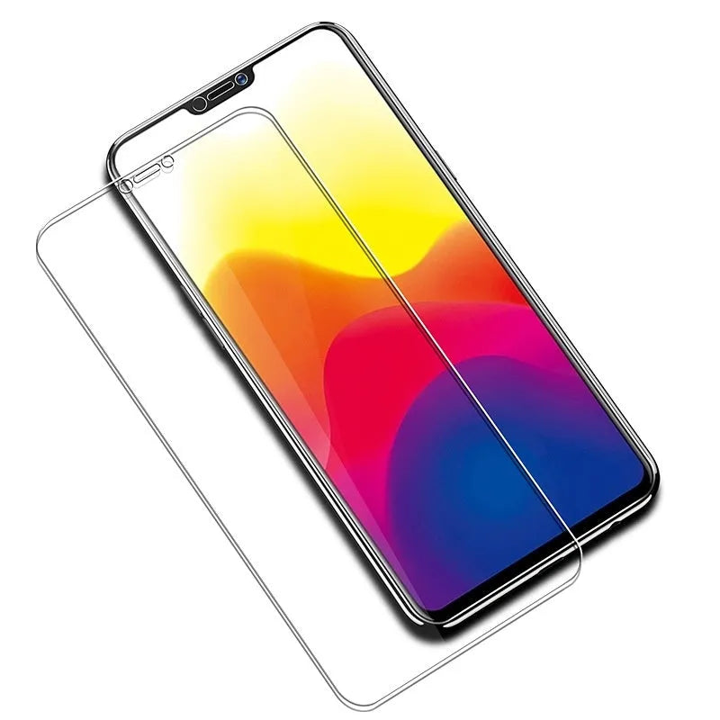 HD tempered glass screen protector for Samsung mobile phone on a table