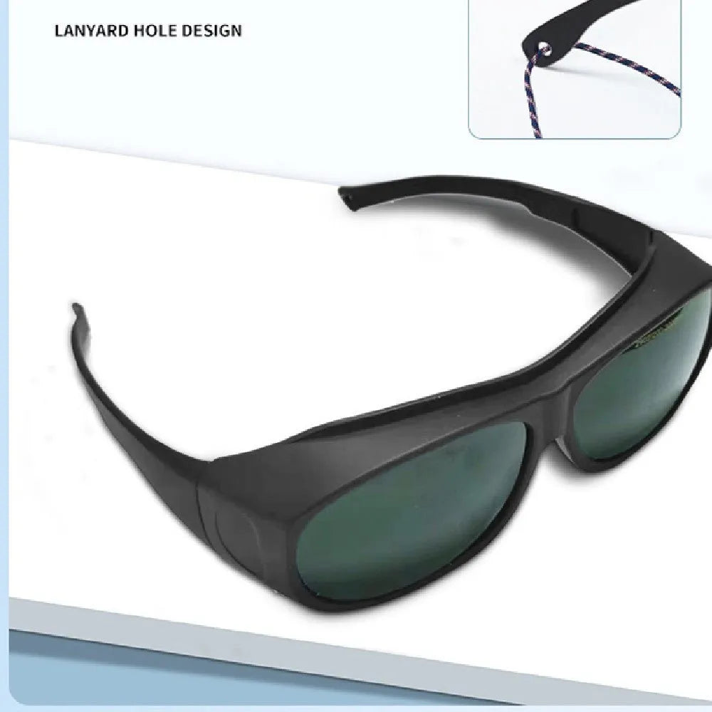 Clear laser safety goggles for 200-2000nm skin rejuvenation and welding protection