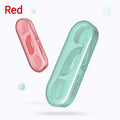 Individually packaged dental floss strands in plastic with high tensile strength