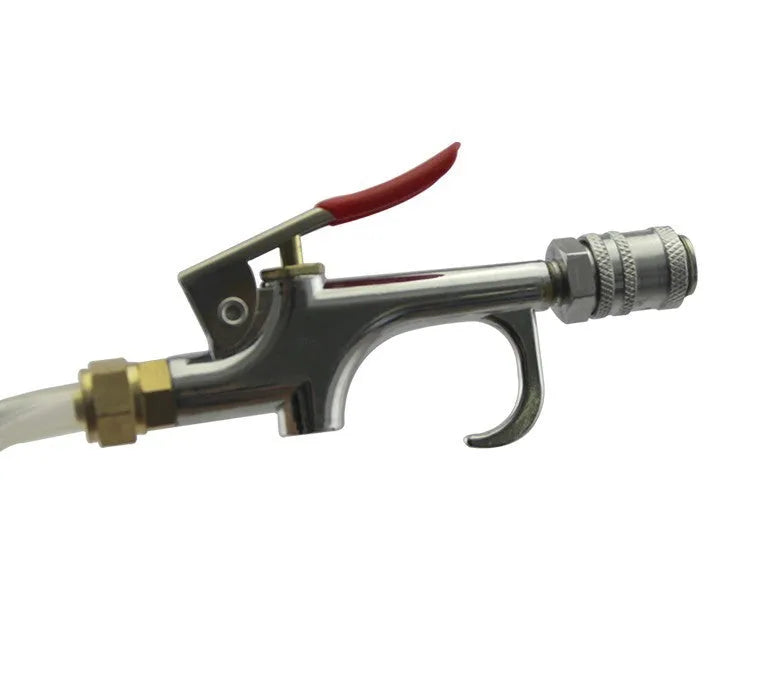 Pneumatic automatic transmission oil changer machine with 220W motor and tank.