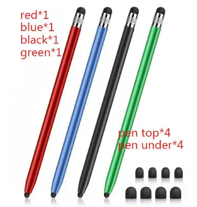 Metal touch screen pen for tablets and mobile phones in multiple colour options