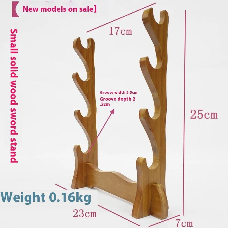 Chinese style handmade wooden bracket shelf with multiple layer options on display.