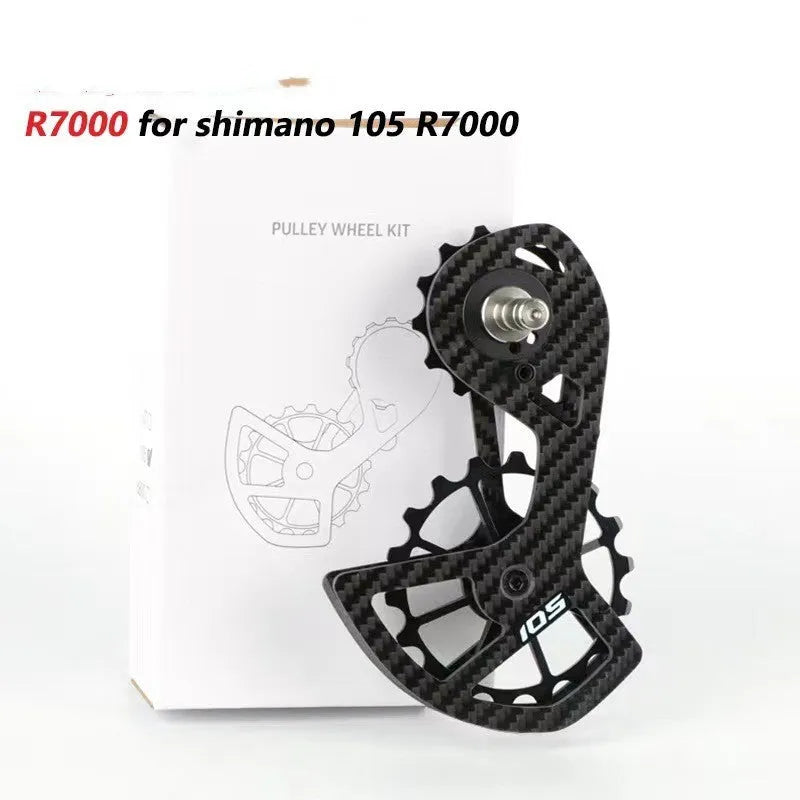 LTWOO 105 bicycle rear derailleur with large pulley and blueprinted dial for Shimano R7000