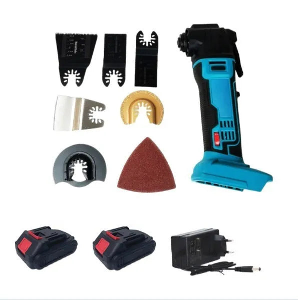 Rechargeable lithium battery trimming machine with brushless motor and metal construction