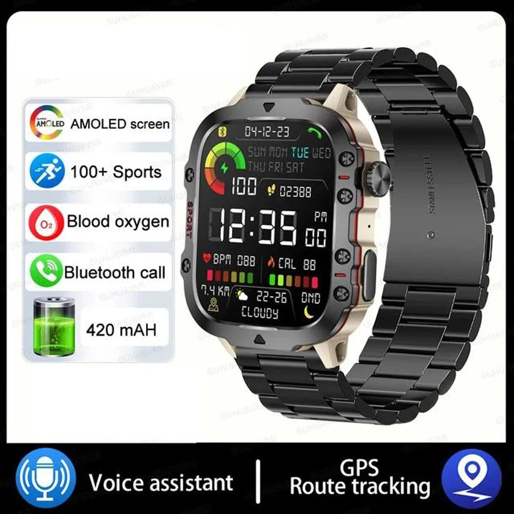 QX11 smart watch with TFT touch screen showing health metrics on wrist