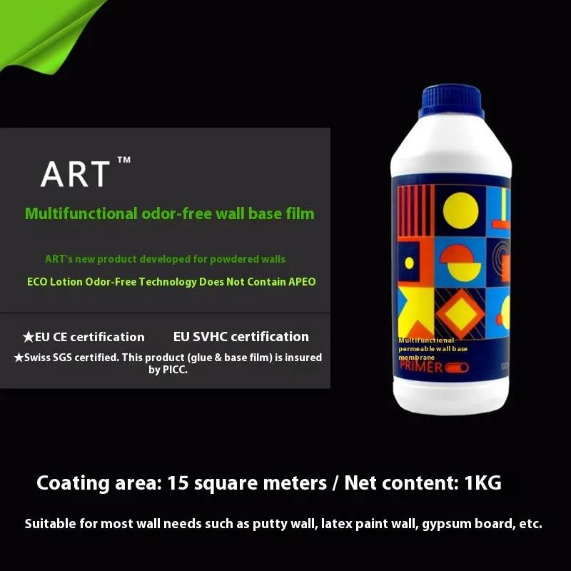 Glutinous rice wallpaper glue rolls with clean smell formaldehyde-free formulation