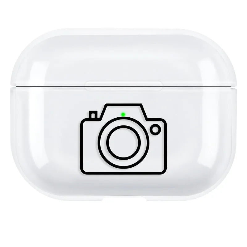 PC hard protective shell case for Apple AirPods Pro 3 earphones in a solid colour