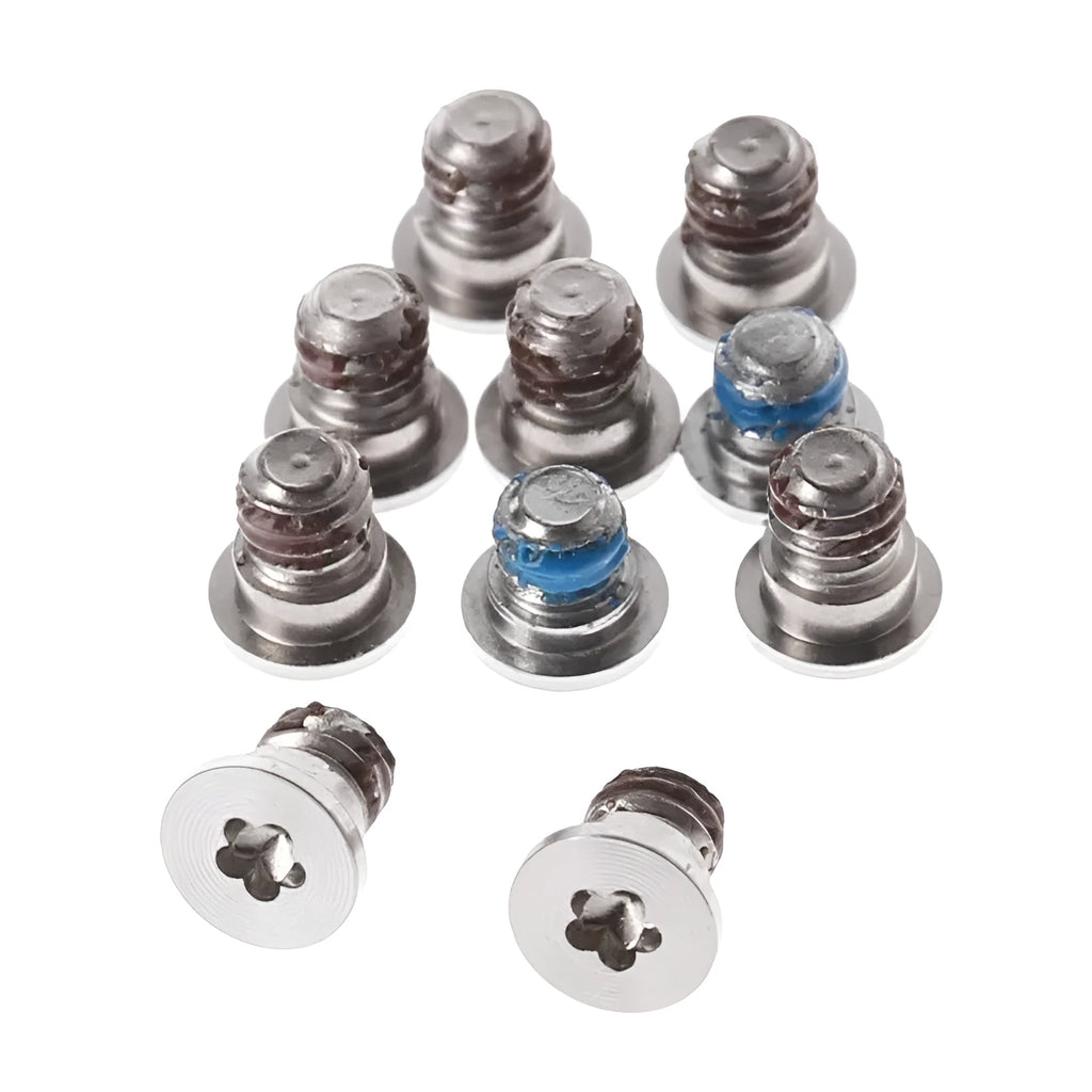 Ten small metal replacement screws for Apple MacBook Pro Retina A1502 A1398 A1425 laptops