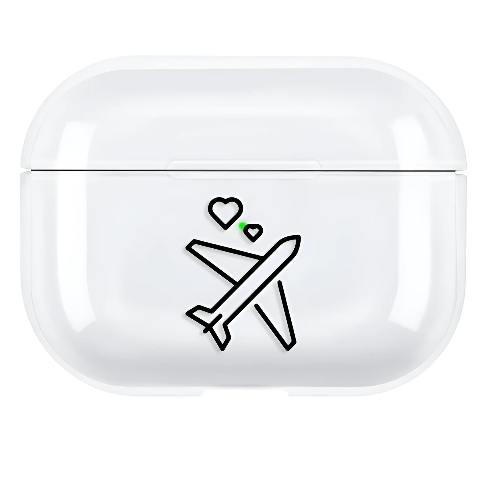 PC hard protective shell case for Apple AirPods Pro 3 earphones in a solid colour
