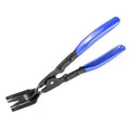 Blue steel car trim removal pliers with 235mm length and angled 32mm head