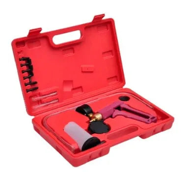 Aluminium manual vacuum air blow gun car repair tool with negative pressure suction mechanism